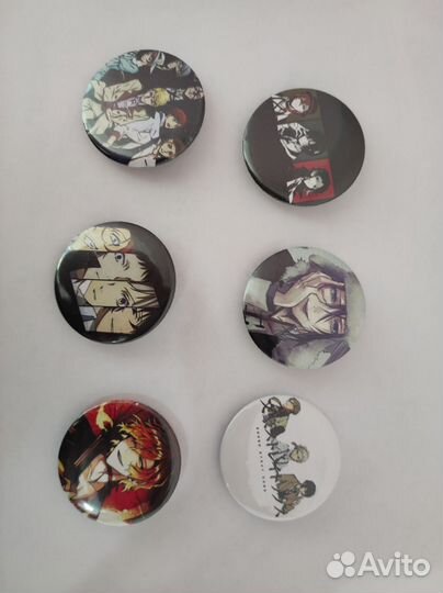 Значки бсд/ бродячие псы/ Bungo stray dogs