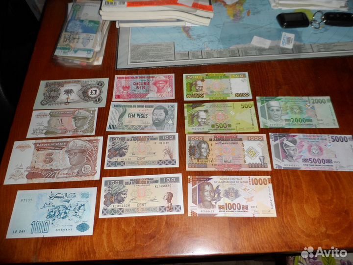 Банкноты /африка