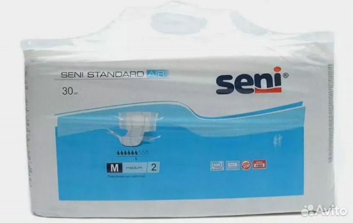 Памперсы для взрослых seni m