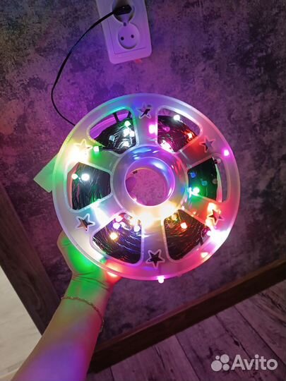 Уличная гирлянда катушка новая