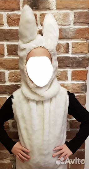Костюм зайца на 7-9 лет