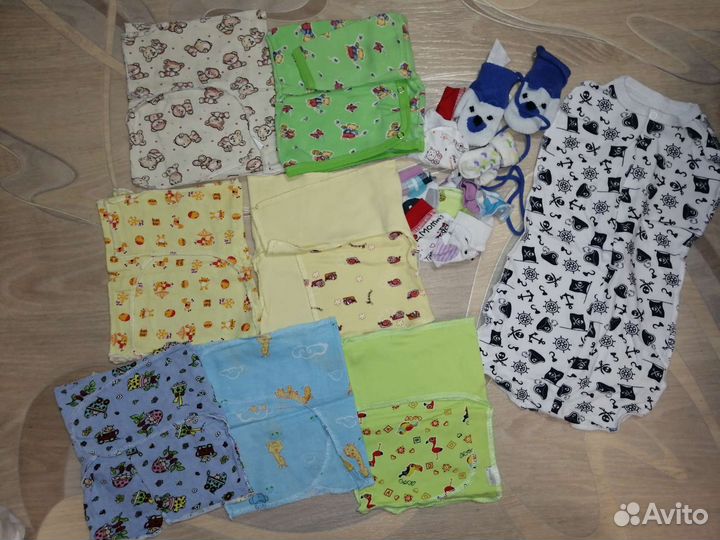 Вещи пакетом для новорожденного мальчика 56-62