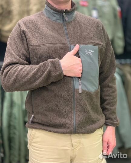 Куртка Флисовая Arcteryx Коричневая