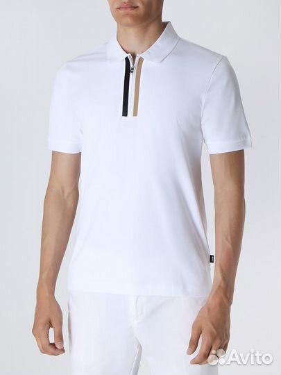 Поло хлопковое boss