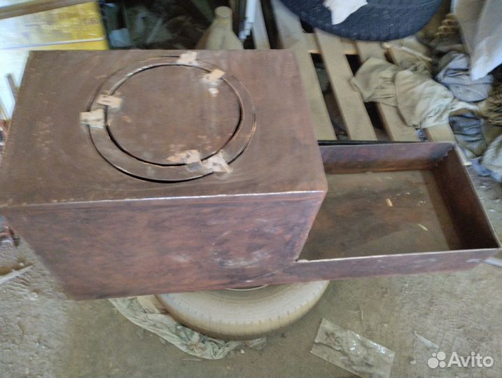 Мангал с печью под казан