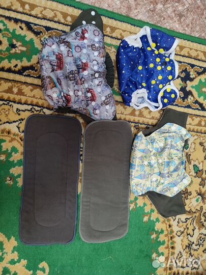 Многоразовые подгузники трусики набором
