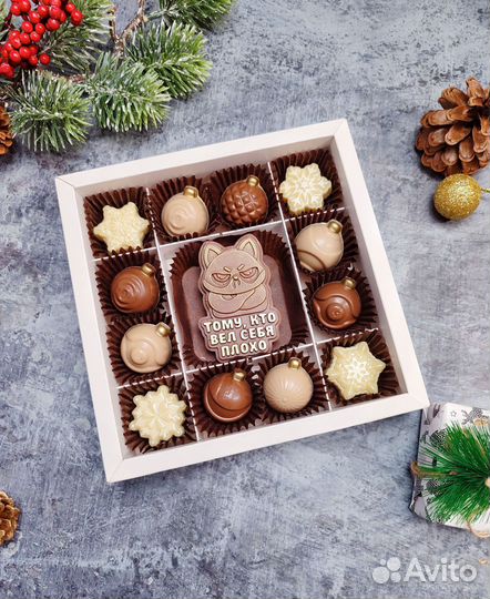 Новогодние корпоративные шоколадные подарки