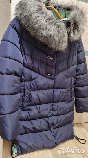 Пуховик женский зимний 44 46