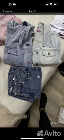 Детские вещи пакетом обувь