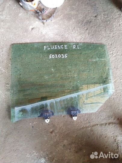 Стекло двери задней левой Renault Fluence 2010
