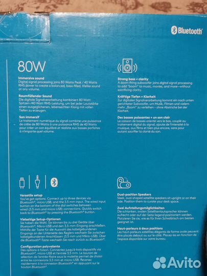 Колонки Bluetooth logitech Z407