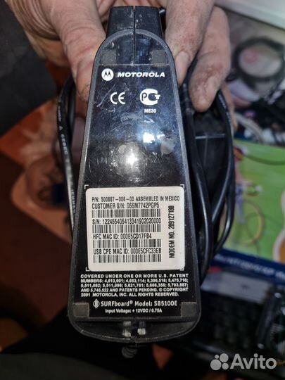 Кабельный модем Motorola surfboard SB5100