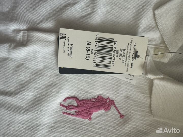 Поло футболка h&m us polo 110,122