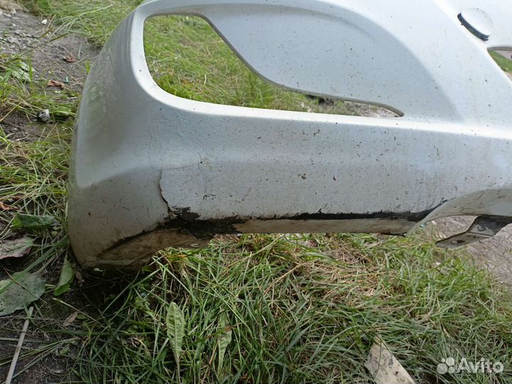 Оригинальный передний бампер Hyundai solaris 1