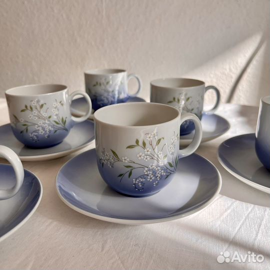 Чайный сервиз Баварский фарфор Seltmann Weiden