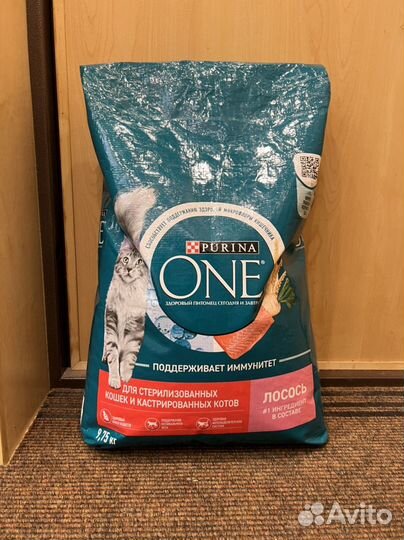 Purina one сухой корм для кошек 9,75 кг