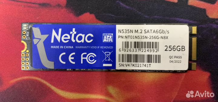 Внутренний SSD Netac 256GB N535N