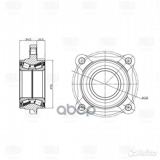 Ступица Toyota Land Cruiser Prado (02) /Land