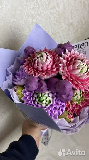 Сладкие букеты из зефира