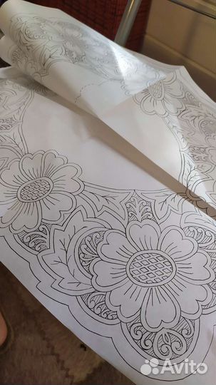 Книга, пособие о выжигании по ткани