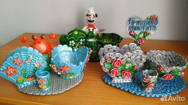 Кухонный набор с цветами