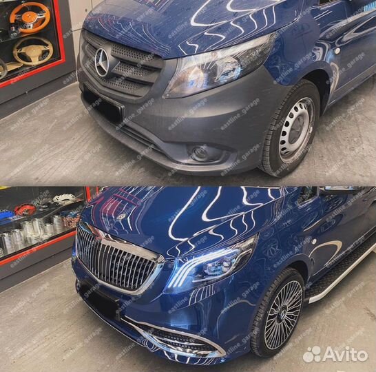 Обвес MB V-class/Vito/Metris w447 стиль Maybach 22