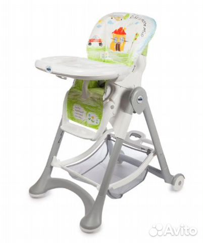 Стул для кормления CAM Campione Зелено-белый