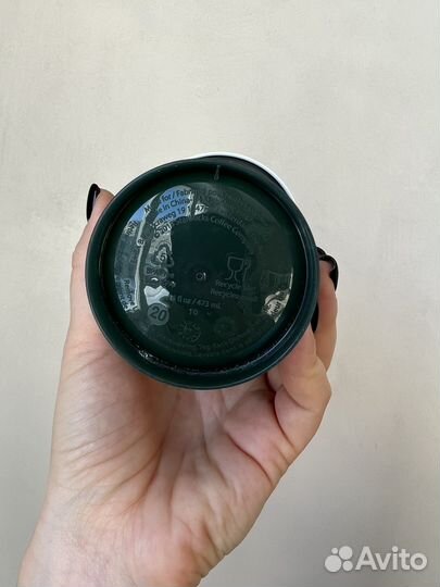 Сткан Starbaks многоразовый пластик