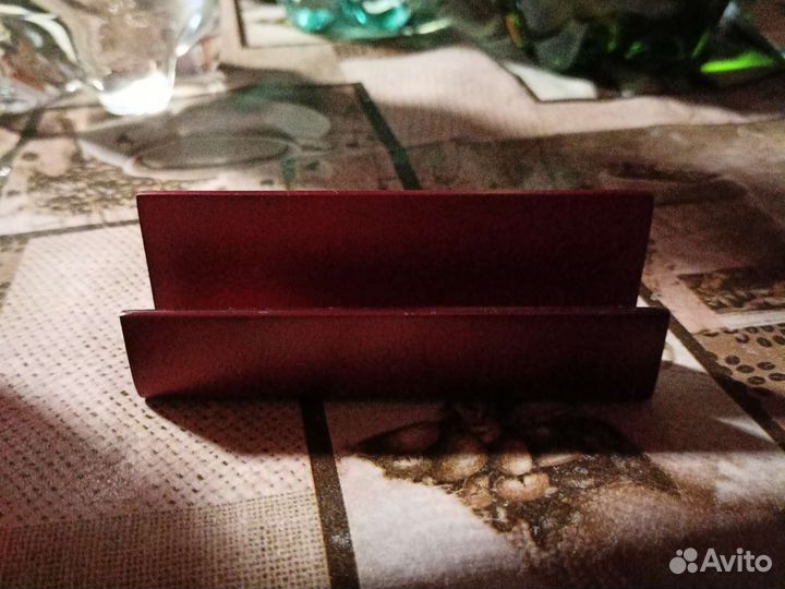 Металлическая визитница