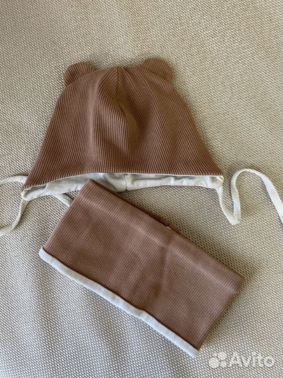 Шапка и снуд детский