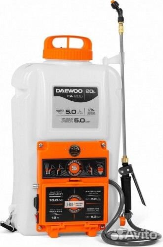 Опрыскиватель аккумуляторный daewoo FA 20 Li