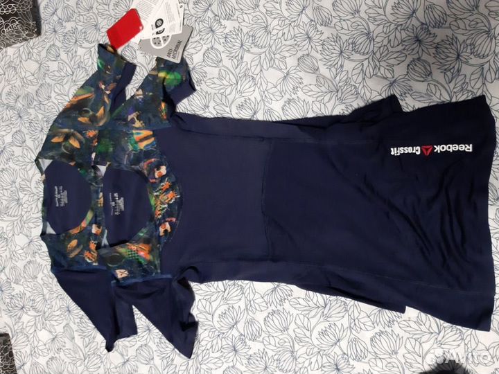 Reebok Crossfit футболки р.XS компрессионные женск