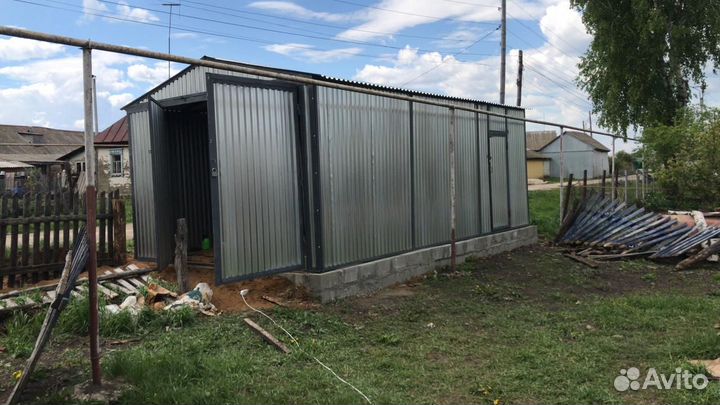 Гараж/ пенал двухскатный