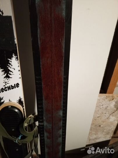 Лыжи охотничьи с камусом и креплениями 165 / 11 см