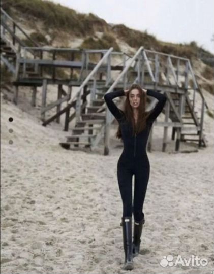 Комбинезон замшевый sodamoda