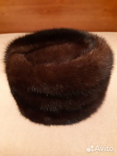 Норковая шапка женская размер 56