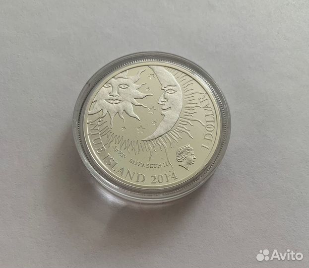 Знаки Зодиака Телец. Серебро,Ниуэ, Тираж 500 шт