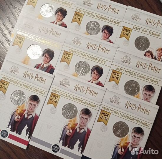 Монеты Гарри Поттер Серебро