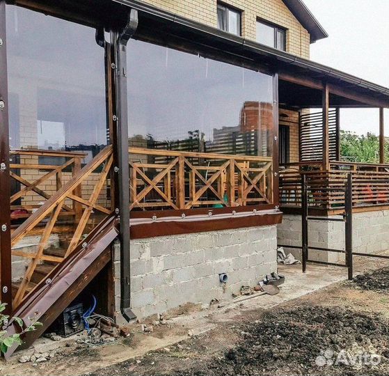 Мягкие окна для остекления веранды