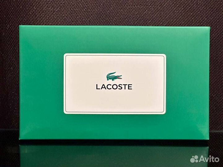 Мужской подарочный набор Lacoste парфюм + ремень
