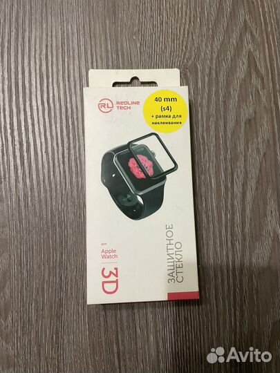 Защитное стекло 3D на Apple Watch 40мм