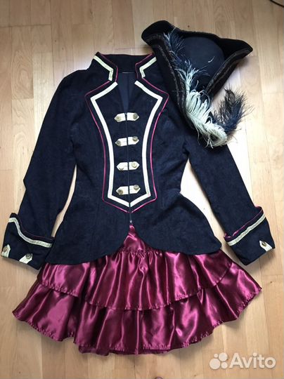 Костюм пирата для девочки/женщины р42/44