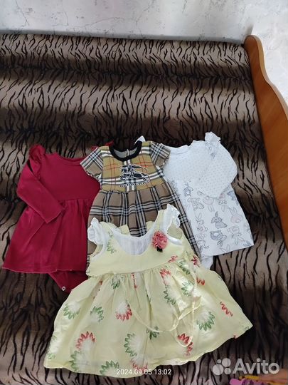 Пакет вещей на девочку 68-80см