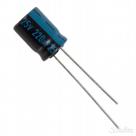 Конденсатор электролитический 220x25 (8x11) TK Jam