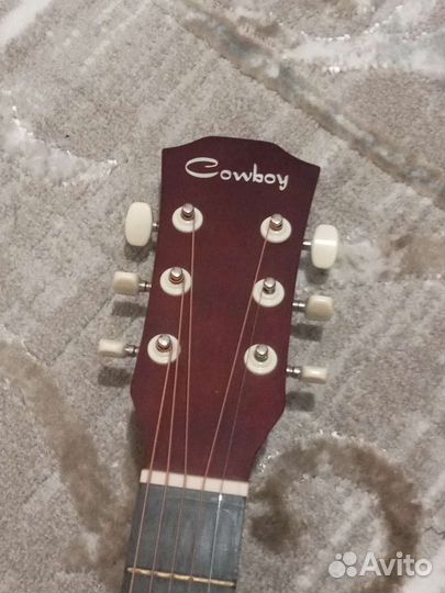 Акустическая гитара cowboy с чехлом
