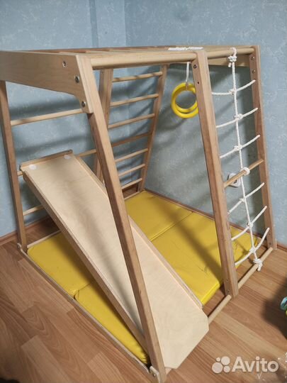 Деревянный спортивный комплекс