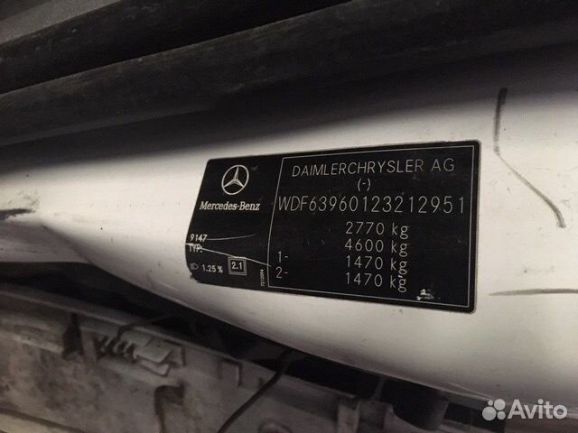 Разбор на запчасти Mercedes Vito W639