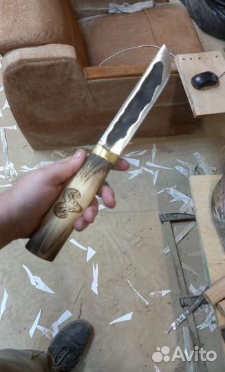 Нож якутский охотничий