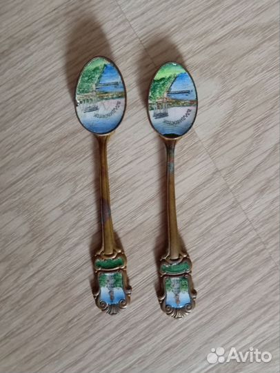 Чайные ложки сувенирные Владивосток СССР винтаж