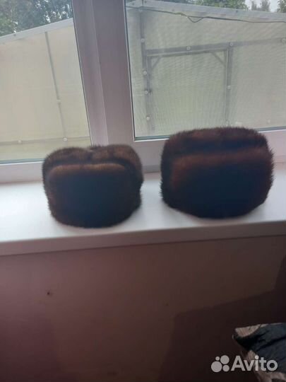 Норковая шапка мужская